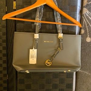 Michael Kors purse gray new.